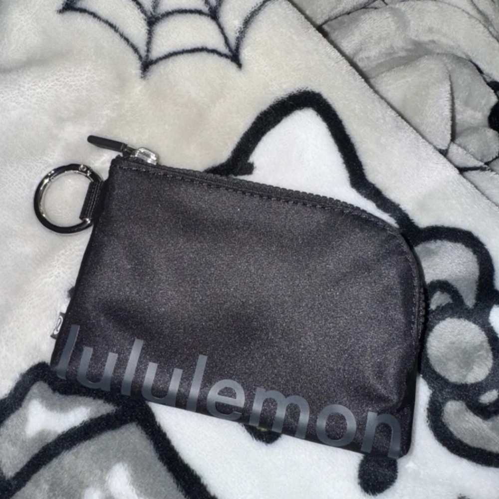 Lululemon Black Clip Card Pouch